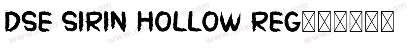 DSE SiRin Hollow Reg字体转换
